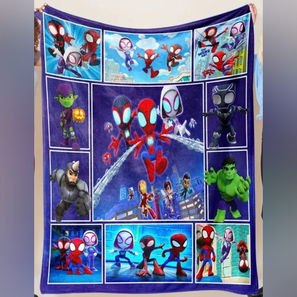 NIP Spidey & Friends Marvel Universe Blanket - Picture 1 of 5